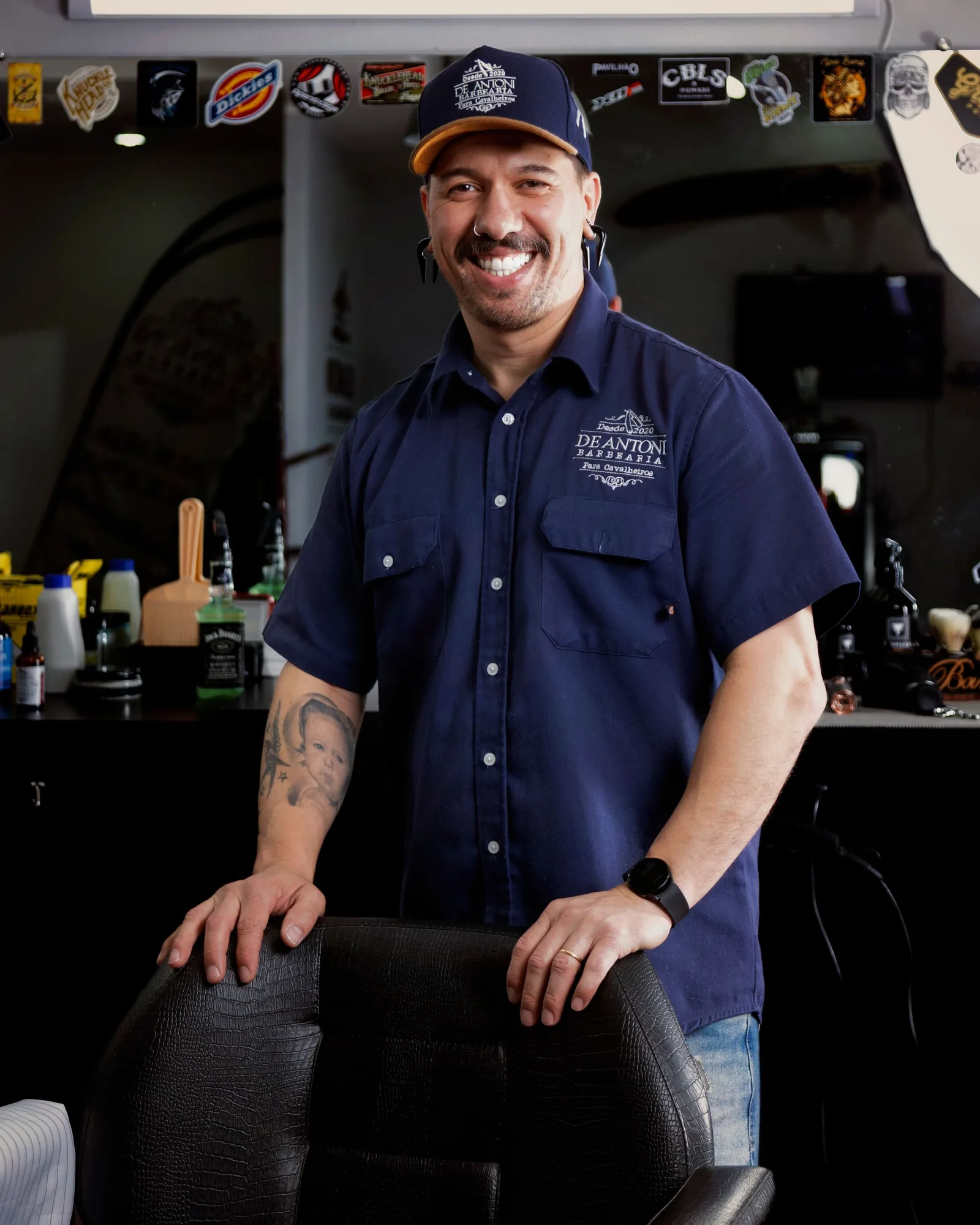 Emre Kaya, barber at Pomade